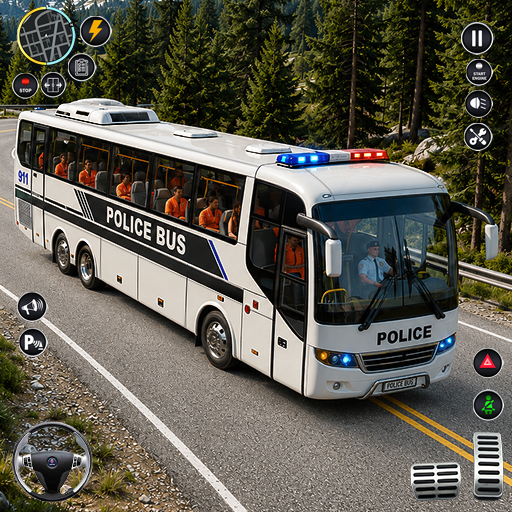 Police Bus Simulator Bus Games icon
