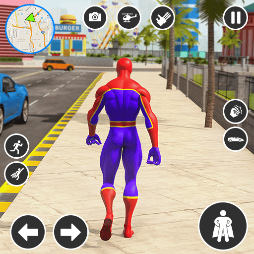 Spider Robot Hero Car Games
