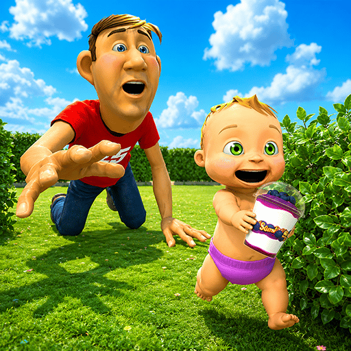 Rainbow Prank: Hide Daddy
